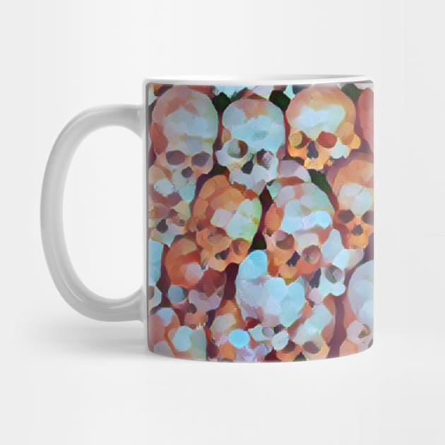 Pastel skulls by OdllyWeird